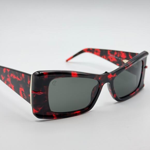 Christian Louboutin Sunglasses Hot Chick LB0039 54A Red Havana Smoke Lens 54mm main image 15